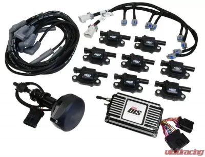 MSD DIS Direct Ignition System Kit - Black - 601523