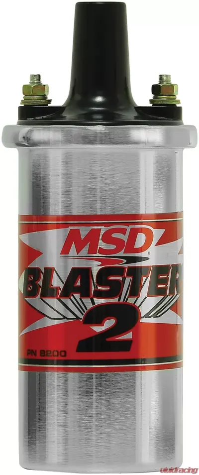MSD Ignition Coil - Blaster 2 Series - Ballast Resistor - Chrome - 8200MSD