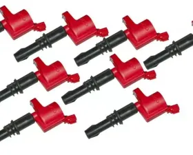 MSD Ignition Coil - Blaster - Ford 3-Valve V8 - Red - 8-Pack