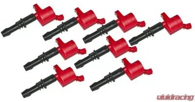 MSD Ignition Coil - Blaster - Ford 3-Valve V8 - Red - 8-Pack - 82438