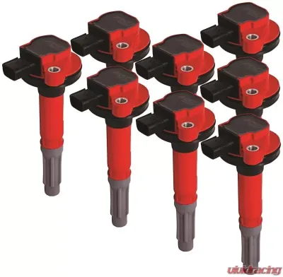 MSD Ignition Coil - Blaster - Ford 5.0L Coyote - Red - 8-Pack - 82488