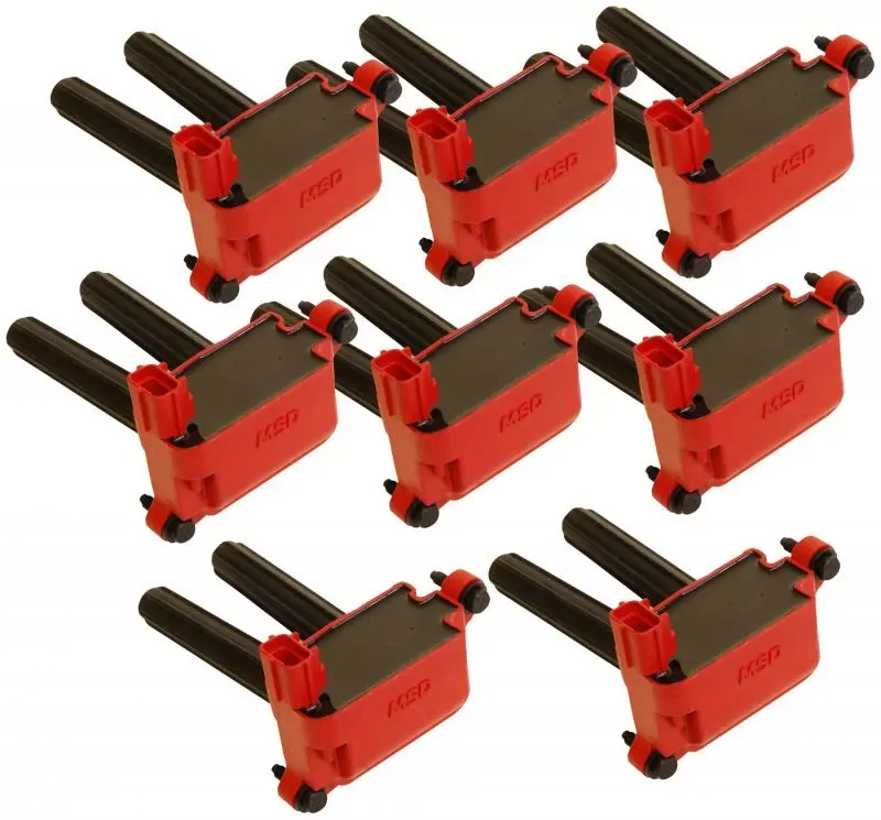 MSD Ignition Coil - Blaster - HEMI - Red - 8-Pack - 82558