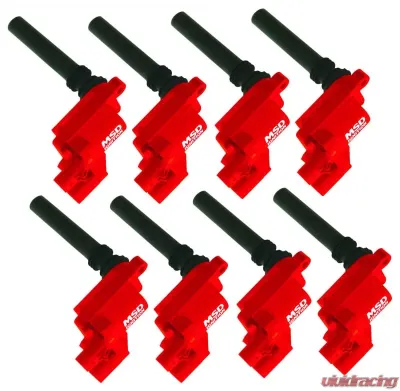 MSD Ignition Coil - Blaster - 5.7L HEMI - Red - 8-Pack - 82568