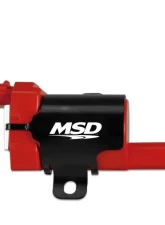 MSD Ignition Coil - GM LS Blaster Series - L-Series Truck Engine - Red                                     - 8263 - Image 2