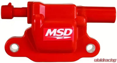 MSD Ignition Coil - GM LS Blaster Series - LS2/LS3/LS4/LS7/LS9 Engines - Red - 8265