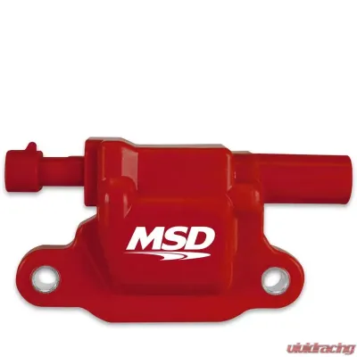 MSD Ignition Coil - GM LS Blaster Series - LS2/LS3/LS4/LS7/LS9 Engines - Red - 8265