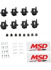 MSD Ignition Coil - Smart - 8-Pack - Black                                     - 82893-8 - Image 2