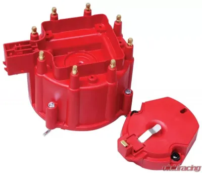MSD Distributor Cap and Rotor - GM HEI - Red - 8416