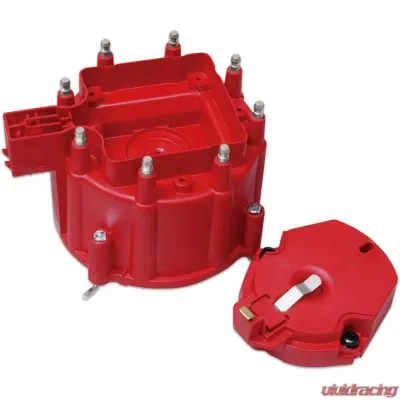 MSD Distributor Cap and Rotor - GM HEI - Red - 8416