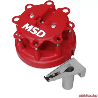 MSD Distributor Cap/Rotor Kit, Ford Duraspark - 8450