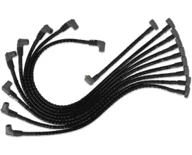 MSD Sleeved Spark Plug Wires for SBC under exhaust, HEI