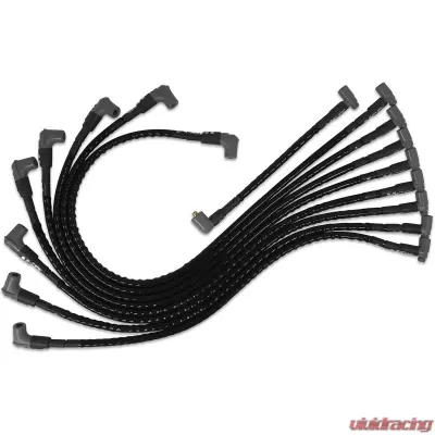 MSD Sleeved Spark Plug Wires for SBC under exhaust, HEI - 35591