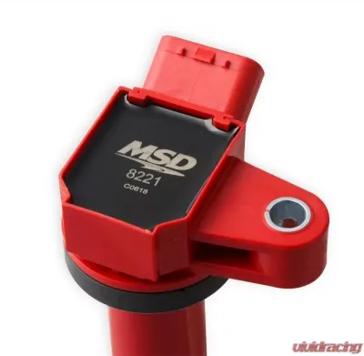 MSD Ignition Coil - Blaster Series - Toyota/Lexus V8 - 4.3L/4.7L - Red - 8-Pack - 82218