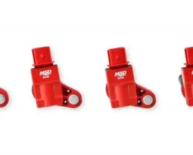 MSD Ignition Coil - Blaster Series - GM 4-Cyl Engines - Red - 4-Pack