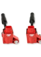 MSD Ignition Coil - Blaster Series - GM 4-Cyl Engines - Red - 4-Pack                                     - 82384 - Image 2
