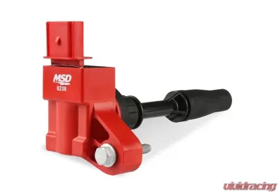 MSD Ignition Coil - Blaster Series - GM 4-Cyl Engines - Red - 4-Pack - 82384