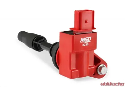 MSD Ignition Coil - Blaster Series - GM 4-Cyl Engines - Red - 4-Pack - 82384