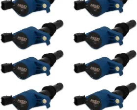 MSD Ignition Coil - Blaster - Ford 3-Valve V8 - Blue - 8-Pack