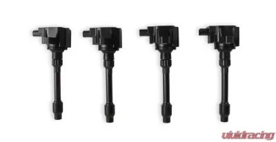 MSD Ignition Coil - Blaster Series - Honda 1.5L/2.0L/2.0L Turbo 4-cylinder - Black - 4-Pack - 824943