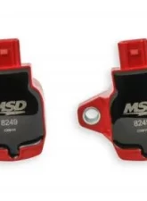 MSD Ignition Coil - Blaster Series - Honda 1.5L/2.0L/2.0L Turbo 4-cylinder - Red - 4-Pack                                     - 82494 - Image 2