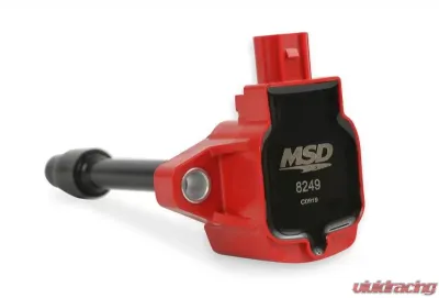 MSD Ignition Coil - Blaster Series - Honda 1.5L/2.0L/2.0L Turbo 4-cylinder - Red - 4-Pack - 82494