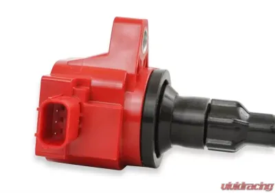 MSD Ignition Coil - Blaster Series - Honda 1.5L/2.0L/2.0L Turbo 4-cylinder - Red - 4-Pack - 82494