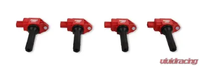 MSD Ignition Coil - Blaster Series - Red - 4-Pack - 82544