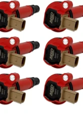 MSD Ignition Coil - Ford EcoBoost - 3.5L V6 - 3-Pin Connector - Red - 6-Pack                                     - 82576 - Image 4