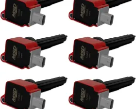 MSD Ignition Coil - Ford EcoBoost - 2.7L V6 - Red - 6-Pack