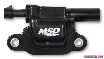 MSD Ignition Coil - GM Gen V Blaster Series - Gen V Direct Injected Engine - Black - 8-Pack - Square - 826683