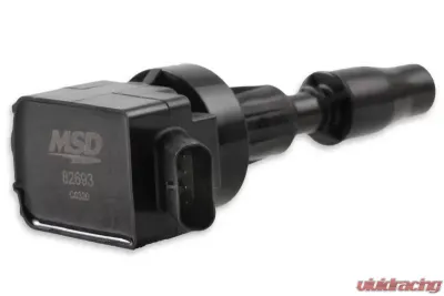 MSD Ignition Coil - Blaster Series - Fits Hyundai and KIA 1.6L Turbo - Black - 82693