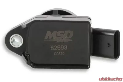 MSD Ignition Coil - Blaster Series - Fits Hyundai and KIA 1.6L Turbo - Black - 82693