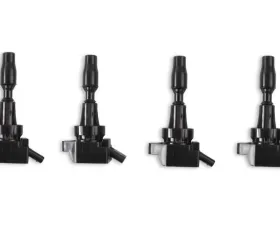MSD Ignition Coil - Blaster Series - Fits Hyundai and KIA 1.6L Turbo - Black - 4-Pack