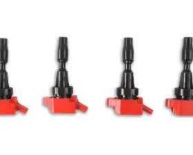 MSD Ignition Coil - Blaster Series - Fits Hyundai and KIA 1.6L Turbo - Red - 4-Pack