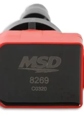 MSD Ignition Coil - Blaster Series - Fits Hyundai and KIA 1.6L Turbo - Red - 4-Pack                                     - 82694 - Image 6
