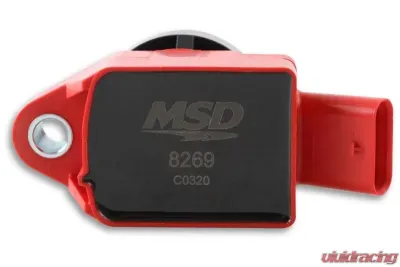 MSD Ignition Coil - Blaster Series - Fits Hyundai and KIA 1.6L Turbo - Red - 8269