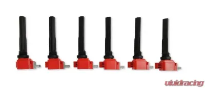 MSD Ignition Coil - Ford EcoBoost - 3.5L V6 - Red - 6-Pack - 82706