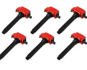 MSD Ignition Coil - Blaster - Chrysler V6 - Red - 6-Pack
