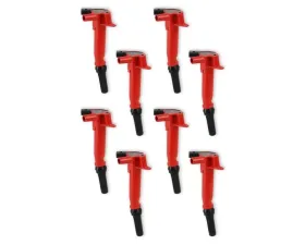 MSD Ignition Coil - Ford F-Series - 6.2L V8 - Red - 8-Pack