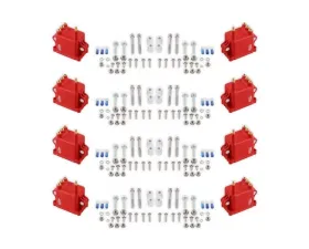 MSD Ignition Coil - High Output - 8-Pack - Red