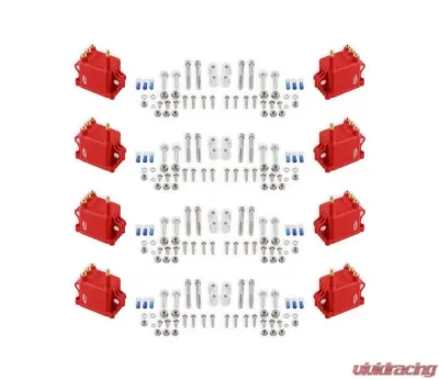 MSD Ignition Coil - High Output - 8-Pack - Red - 82808