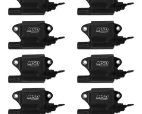 MSD Ignition Coil - Pro Power Series - GM LS2/LS7 Engines - Black - 8-Pack