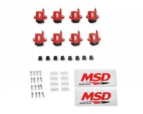 MSD Ignition Coil - Smart - 8-Pack - Red