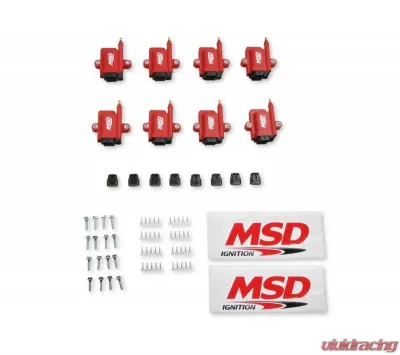 MSD Ignition Coil - Smart - 8-Pack - Red - 8289-8