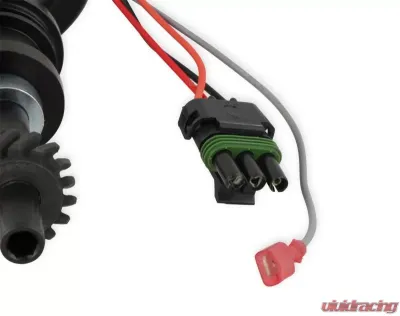 MSD Ready-to-Run Black Marine Distributor Ford 351C-460, Steel Gear - 835071