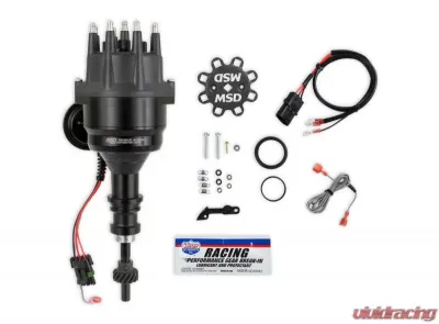 MSD Black Distributor, Ford 289/302, Ready-to-Run, Steel Gear - 835231