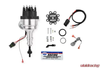 MSD Distributor, Ford 289/302, Ready-to-Run, Black Cap, Steel Gear - 835251