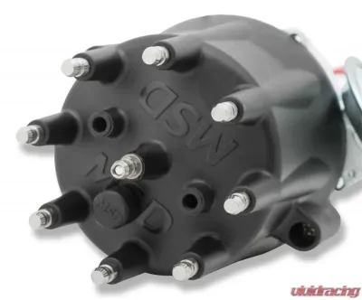 MSD Chevy V8 w/Internal Module Distributor and Black Cap - 83605