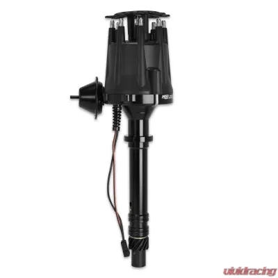 MSD Black Chevy V8 Pro-Billet Distributor with Vacuum Advance - 83613