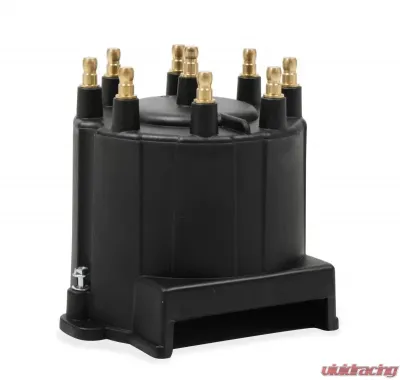 MSD Black Distributor Cap, GM HEI, Late Model, Ext Coil - 84263